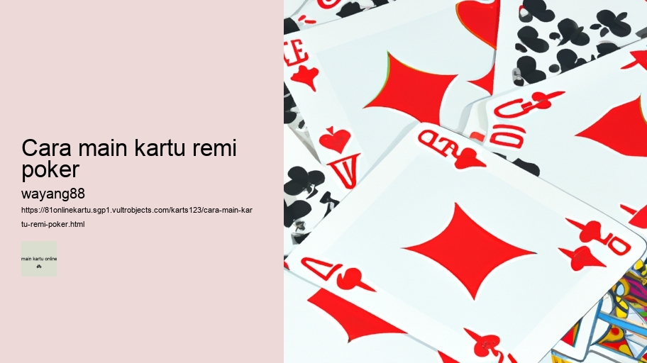 cara main kartu remi poker