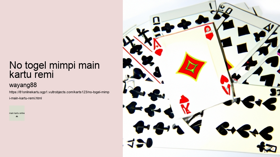 no togel mimpi main kartu remi